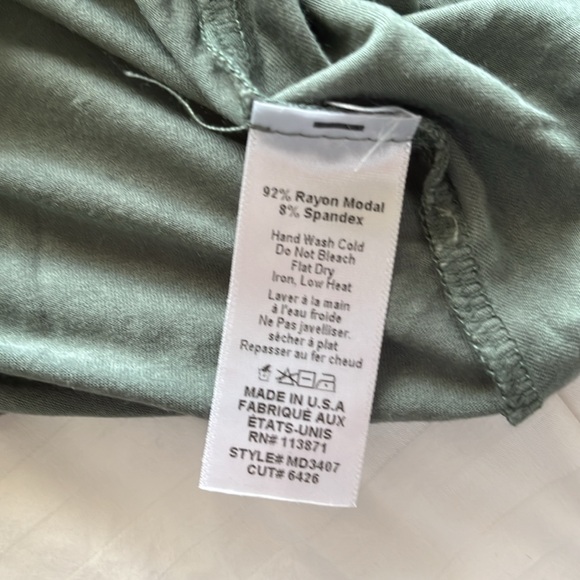 Jackson Rowe Knotty Tank in sage green - Picture 7 of 7